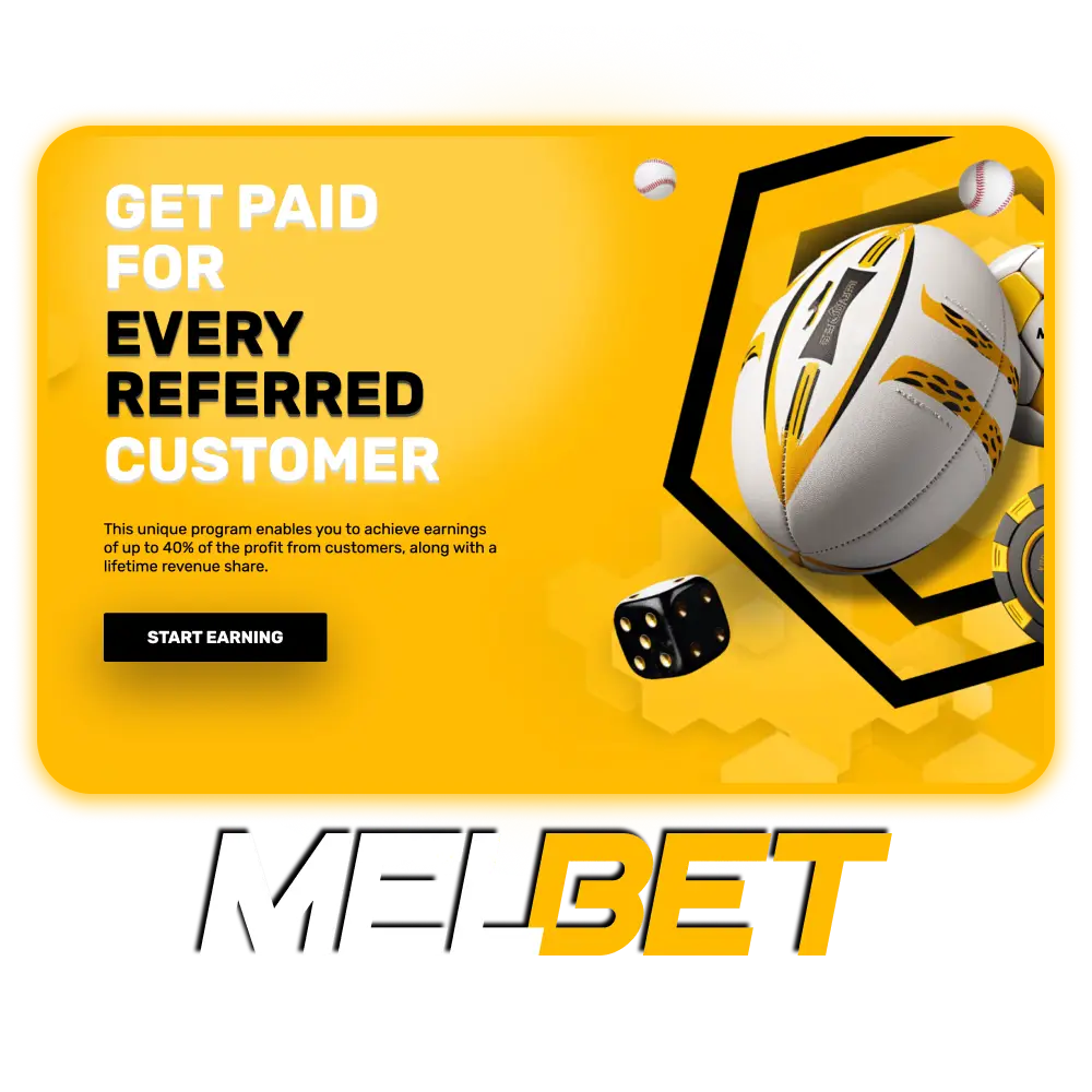 Join the lucrative partner program to earn revenue with Melbet.